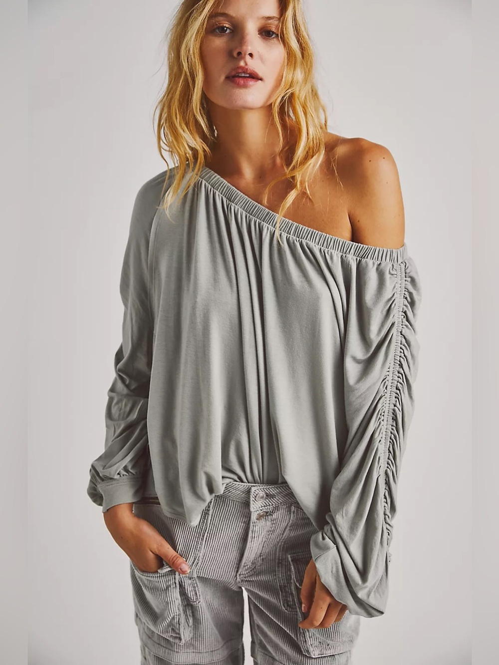 Free People Care FP Serenade Tee in Spring Dust Size XS NWT